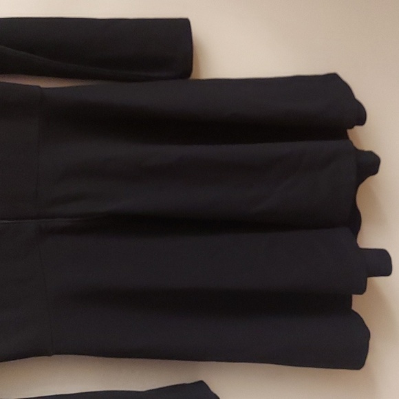 ALICE + OLIVIA Employed Black Fit and Flare Long Sleeve Bateau Neckline … - Picture 8 of 11
